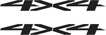 Chevy Silverado 1500 2500 3500 Matte Black 4X4 Bedside Decals 2019-2026 Set of 2 GM Licensed