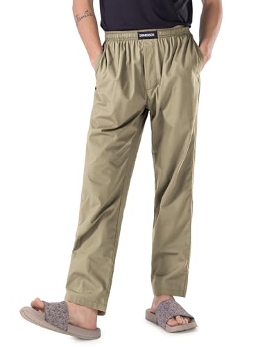 Image of DAMENSCH Relaxed Fit Premium Cotton Casual Style, Dual Pockets, Ultra light, Breathable, Anti-Bacterial, Stretchable, Soft Comfortable, Lounge Pyjamas For Men