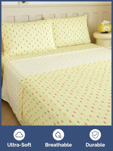 Image of Kids Full Size Popsicle Bed Sheets - 4 Piece Kids Popsicle Sheet Set - Summer Treat Bedding - Ultra-Soft, Cute & Cozy - Breathable & Machine Washable - Sweet Bed Set for Boys, Girls, Teens & Toddlers