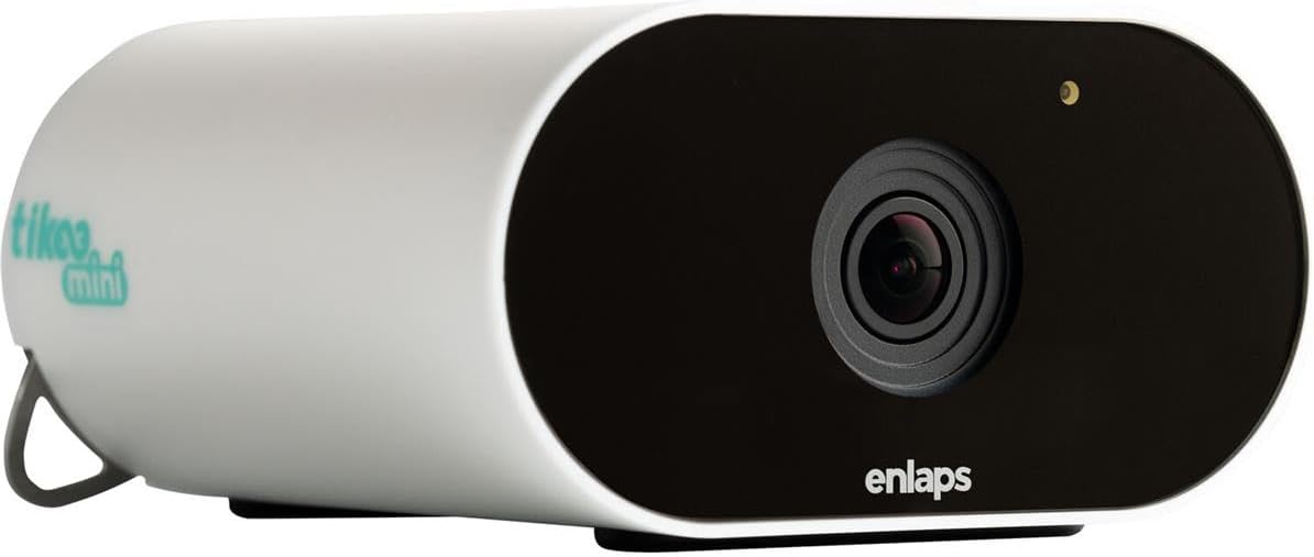 Enlaps Tikee Mini+ 12MP 4K Ultra HD Timelapse Video Camera Pack, Bundle with Tikee Sentinel Smart Detector and External Solar Panel