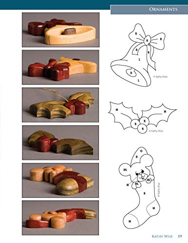 Intarsia Woodworking Projects: 21 Original Designs with Full-Size Plans and Expert Instruction for All Skill Levels (Fox Chapel Publishing) Learn How to Create Wood Inlay with Depth on Your Scroll Saw - Image 9