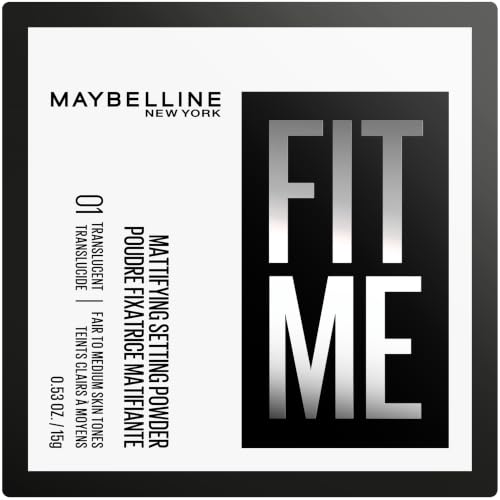 Maybelline Fit Me Loose Powder Controls shine 16H 01 Translucent