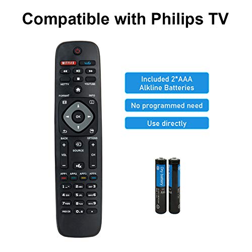 Remote Control fit for Philips NH500U 4K Ultra HD Smart LED TV 32pfl4908