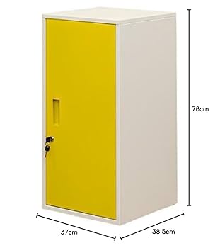 キューブBOX　鍵付きロッカー　ハイタイプ　イエロー 楽天市場】キューブBOX鍵付ロッカー ハイタイプ 全5色