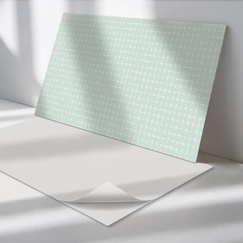 Paneles rectangulares 60x30 cocina impermeables con geometría de líneas diseño de suelo 2