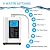 Wter Ionizer and Alkaline Water Machine, Up to -500mV ORP, PH 3.5-10.5 Water Purifier Machine,285x170x110 mm (Blue)