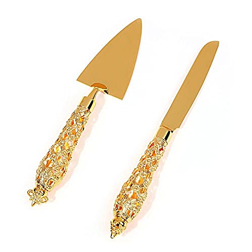 Set Coltelli Torta Nuziale - Acciaio Inox 410 Per Matrimoni E Feste