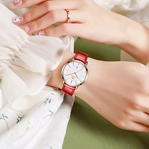 OLEVS Ladies Watch Japanese Quartz Rose Gold Stainless Steel Mesh Strap Diamond Luxury Dress Waterproof Luminous Bracelet Sets