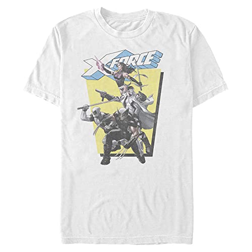 Marvel Groupe Xforce T-Shirt Homme Anti Déformation Col Rond