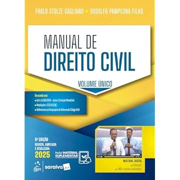 Capa do livro Manual de Direito Civil - 9ª Edição 2025