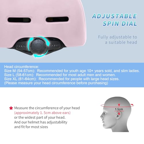 Image of Bike Helmet Adult Bicycle Helmets for Men & Women Safety Certified