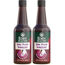 Eden Ume Plum Vinegar, Traditionally Made in Japan, 10 Fl Oz Pack of 2