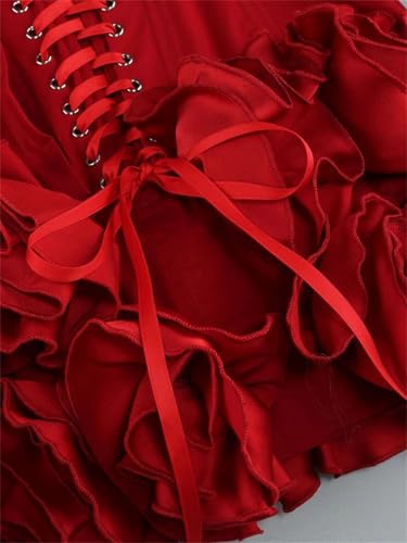 Women Solid Spliced Appliques Slim Backless Short Dresses for Strapless Sleevelss Patchwork Lace Up Dress3