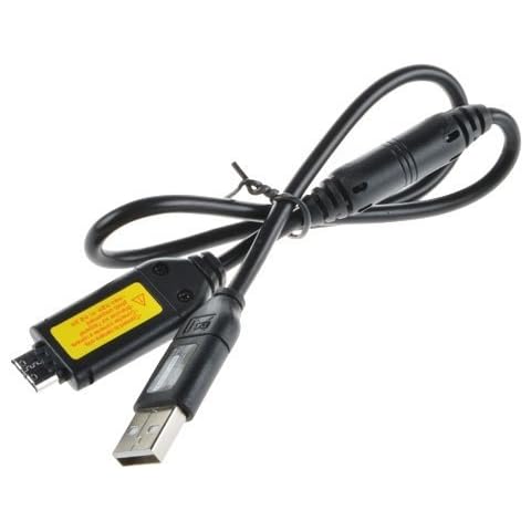 SLLEA USB Battery Charger + Data SYNC Cable Cord Lead for Samsung PL10 PL20 PL50 TL240 Cover