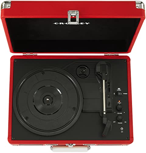 Image of Crosley CR8005DP-RE1 Cruiser Plus Record Player, Red