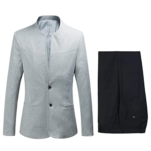 Costume Veste à Deux Boutons Homme : Fini les Tenues Mal Ajustées en Pantalon Noir
