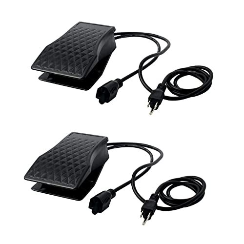 MACIMO 2X Flex Shaft Motor Foot Control Pedal Replacement Electric for Tool Grinder Tool Speed US Plug