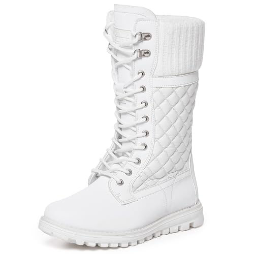 Polar Womens Snow Durable Outdoor Thermal Winter Warm Waterproof Mid Calf Boot - UK8/EU41