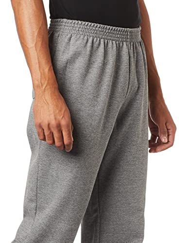 Calça Malwee Tradicional Feito em moletom flanelado masculino, Cinza Escuro, M