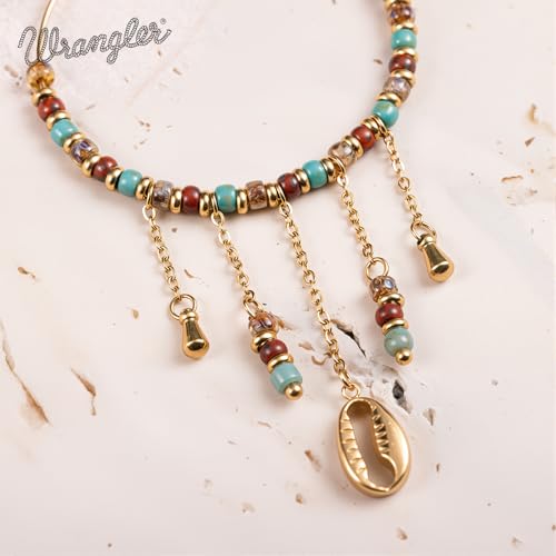 Montana West Wangler Dangle Earrings for Women Natural Stone Hoop Earrings Fashion Dainty Jewelry3