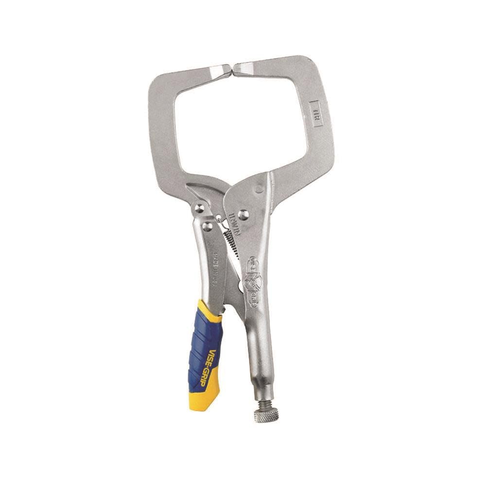 IRWIN Tools Vise-Grip Fast Release Locking C-Clamp, Regular Tips, 11-inch (19T) โ image 1