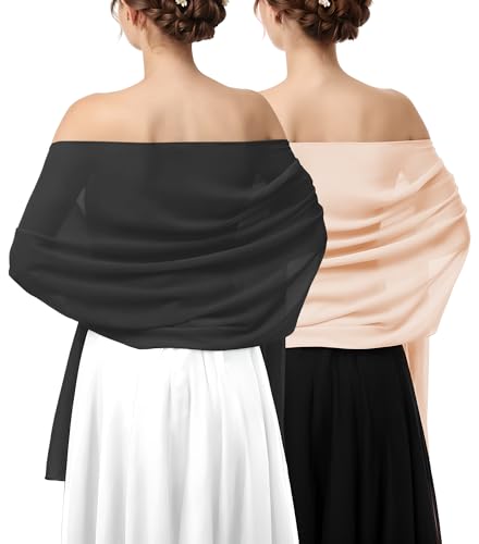 Chiffon Shawl Wraps for Women, Shawls for Wedding, Pashimina Bride Shawl, Evening Dresses