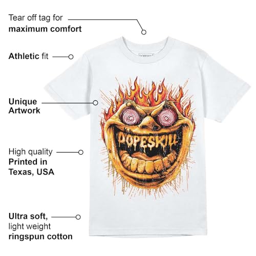 Image of DopeSkill Halloween Graphic Tee Streetwear Hip Hop Hypebeast Unisex T-Shirt Sneaker Colour Matching Shirts Spooky Graphic
