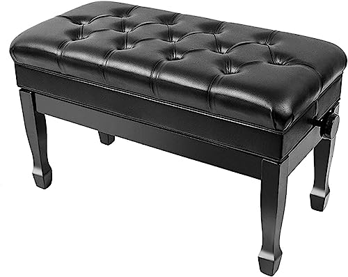 Tabouret Piano,Banquette Piano Banc Tabouret de clavier réglable en hauteur en cuir véritable, banc de piano élévateur de 10 cm avec grande pièce de rangement de livres de musique sous le siège, 78 x - Les Beatles, Paul McCartney, John Lennon, RIngo Starr, George Harrison Tabouret Piano,Banquette Piano Banc Tabouret de clavier réglable en hauteur en cuir véritable, banc de piano élévateur de 10 cm avec grande pièce de rangement de livres de musique sous le siège, 78 x