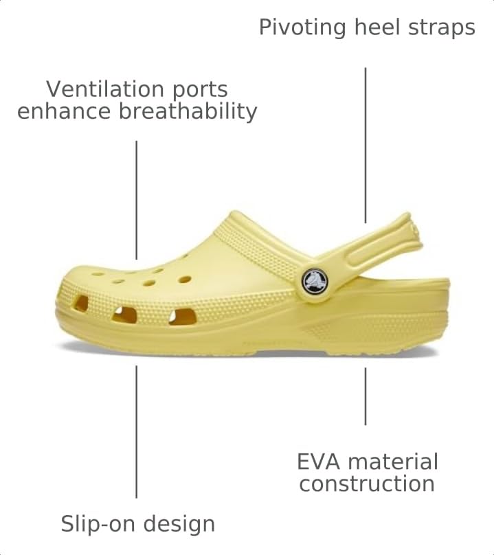 Image of Crocs Unisex-Adult Classic Clog, Clogs for Women and Men