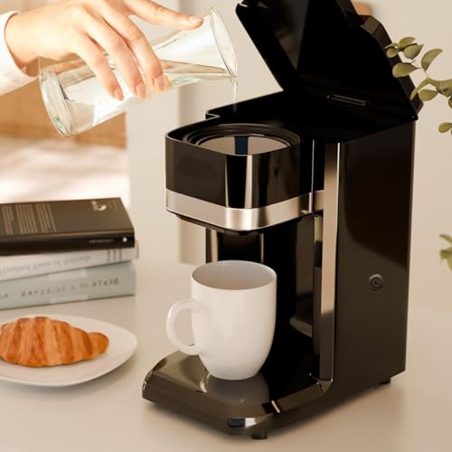 Image of Drumstone (𝟭𝟬 𝗬𝗲𝗮𝗿𝘀 𝗪𝗮𝗿𝗿𝗮𝗻𝘁𝘆 Single Cup Coffee Maker for Home & Office | Compact One-Touch Brewing - 𝐆𝐢𝐟𝐭 𝐟𝐨𝐫 𝐘𝐞𝐚𝐫-𝐄𝐧𝐝 & 𝐀𝐥𝐥 𝐎𝐜𝐜𝐚𝐬𝐢𝐨𝐧𝐬