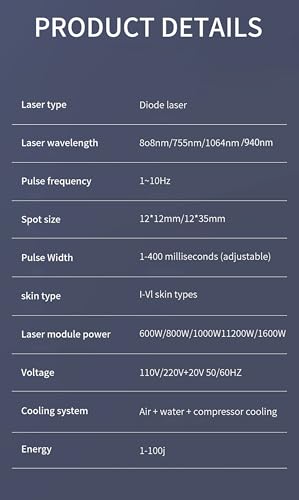 Urządzenie do depilacji, 755nm 808nm 1064nm Urządzenie laserowe do depilacji laserowej, usuwanie włosów dla kobiet i mężczyzn