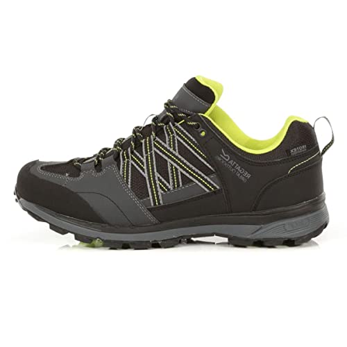 Regatta Samaris Low Ii Waterproof and Breathable Walking Sh Black/Lime Pun 6 UK