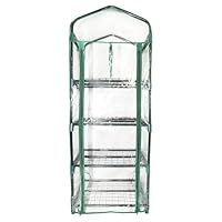 Unibos 4 Tier Mini Greenhouse Cold Frame Green House Garden Outdoor Plants Growing NEW