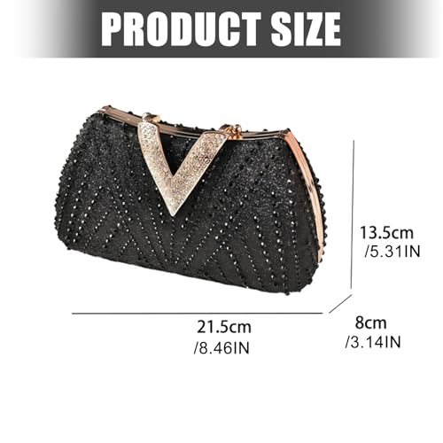 Sac à main à paillettes idéal pour briller lors d'un mariage