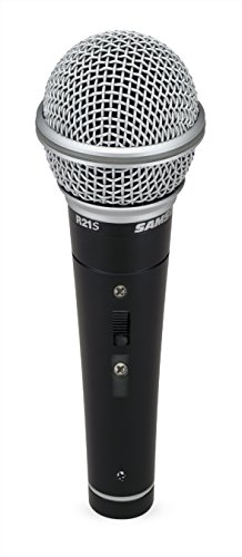 Samson R21S Dynamic Microphone With Xlr To 1/4" Mic Cable And Mic Clip #TOP1