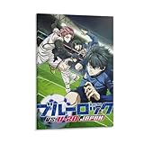 Póster de anime Blue Lock (21) impresiones artísticas de pared para decoración del hogar, lienzo, pintura en lienzo, pósteres de 40 x 60 cm