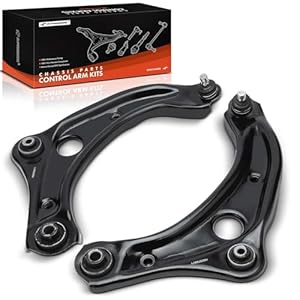 A-Premium 2 x Front Lower Control Arm, with Ball Joint and Bushing, Compatible with Nissan Kicks 2018-2023, Versa 2020-2023