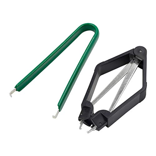 Mecion Square PLCC IC Extractor Puller & U Shape IC Chip Extractor Puller for Motherboard Circuit Board Component Puller Tool