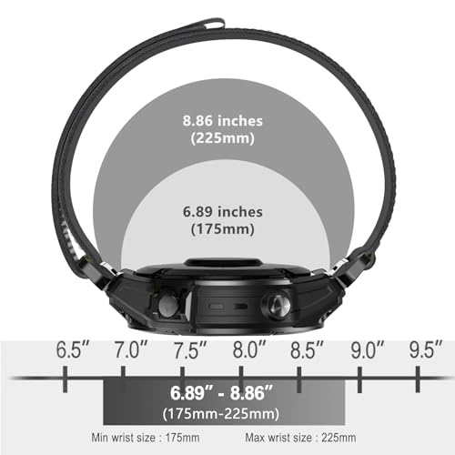 SumRioo QuickFit 22mm Watch Strap for Garmin Fenix 8/8 Solar 47mm/Fenix E/Fenix 7 Pro/Fenix 7/6 Pro/6/5 Plus/5 - Image 4