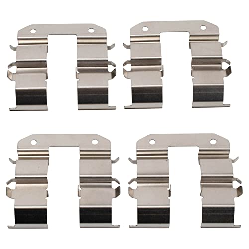 Image of TRQ Rear Brake Pad and Rotor Set Ceramic Parking Shoes Compatible with 2007-2010 Kia Rondo
