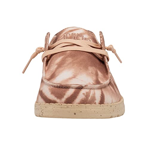 Image of HEYDUDE Women's Wendy Chambray | Women's Shoes | Women's Lace Up Loafers | Comfortable & Light-Weight
