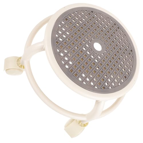 Tabouret roulant rond en plastique bas et flexible