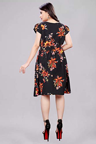 Image of AA Creation Women's Fit And Flare Knee Length Dress