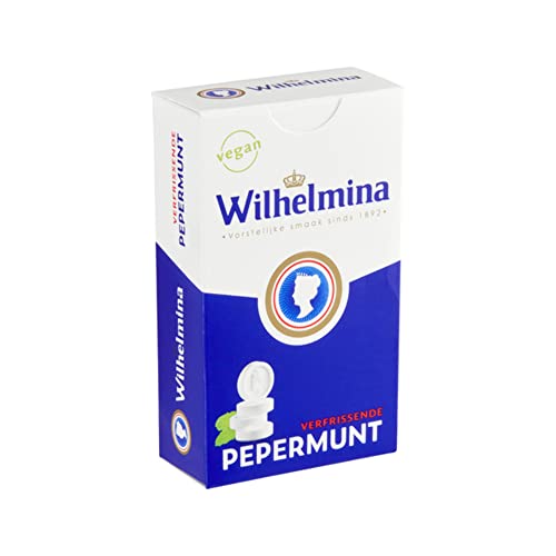 Wilhelmina Mints | Wilhelmina Peppermints | 12 Boxes | Dutch Peppermints | 42 Oz Total | 1200 Gr Total