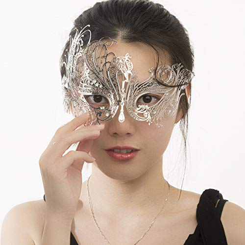 2 pezzi Set Couples Venetian Masquerades mezza