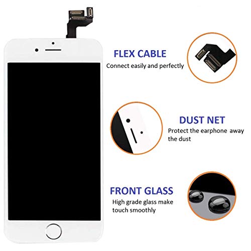 Image of for iPhone 6s Screen Replacement 4.7 inch LCD 3D Touch Display Assembly Whtie