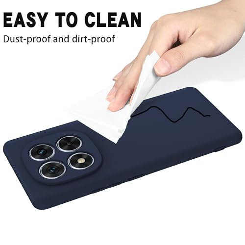 Image of FIRST MART Matte Silicone Back Cover for Redmi Note 15 Pro - Blue