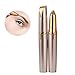 Produktbild YLYX Haarentfernung Für Frauen Gesichtsaugenbraue Schmerzlos LED-licht Elektrische Trimmer Batterie Epilierer Schnurrbart Tv Rasieren Flawless Brauen Augenbraue Shaping Messer Entferner Wange,Gold