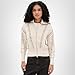 Rails Women's Lune Cardigan, Oatmeal Brown Whipstitch, M