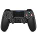Price comparison product image Controller for PS4, Vinsic Wireless Gamepad Joystick Controller for PlayStation 4, Dual Vibration Motor, LED Light Bar, Anti-slip Grip (Bluetooth Version, Matt Black)
